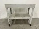 Metal Basket Cart & Table