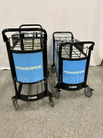 Powerade Cooler Beverage Carts