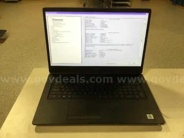 Dell Precision 7750 i7-10750H @ 2.60 GHz 6-Core Laptop