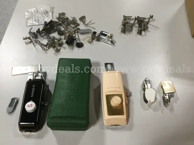 Lot of Mostly Singer Sewing Machine Parts