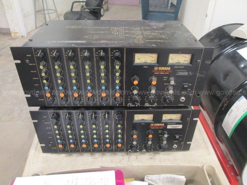 Yamaha lot: 2 M406 6-channel professional mixers | GovDeals