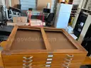 MAYLINE WOOD FLAT FILE CABINET