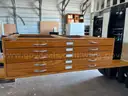 MAYLINE WOOD FLAT FILE CABINET