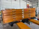 MAYLINE WOOD FLAT FILE CABINET