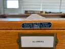 MAYLINE WOOD FLAT FILE CABINET