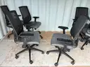 PAIR OF OFFICE CHAIRS
