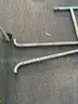 STAINLESS POOL STAND WITH ARM RESTS