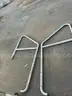 STAINLESS POOL STAND WITH ARM RESTS