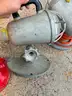 4 VINTAGE FIRE AND RESCUE LIGHTS WITH JUNCTION BOXES
