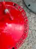 4 VINTAGE FIRE AND RESCUE LIGHTS WITH JUNCTION BOXES