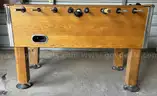 USED FOOSBALL TABLE WITH SPARE PARTS