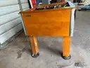 USED FOOSBALL TABLE WITH SPARE PARTS