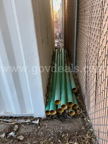 UNUSED SEWAGE 3" X 10' METAL PIPE