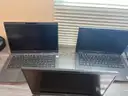 3 DELL LATITUDE LAPTOPS 7400, 7400 AND 7410