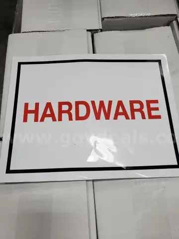 8 pallets of miscellaneous hardware and auto supplies (Hose Clamps, Fuel Cans, Sand paper, etc.)