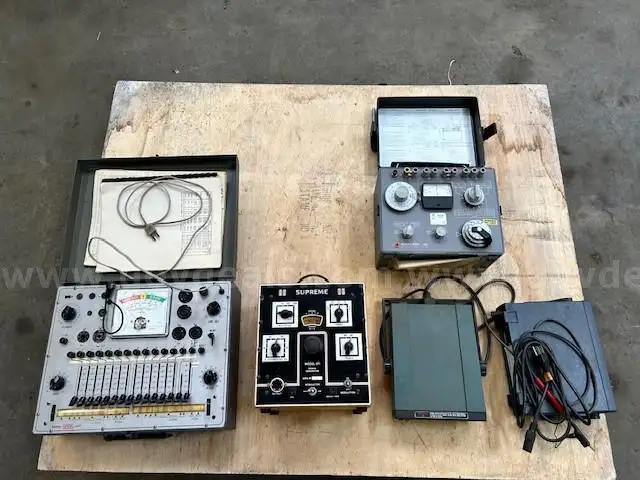 Lot of Vintage testing equipmnt