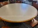 60&#x22; round table with 6 chairs