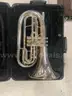 Jupiter Quantum Silver Marching Baritone with Case