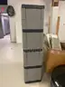 Rubbermaid Plastic Storage Cabinet with 4 adjustable/removable shelves
