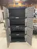 Rubbermaid Plastic Storage Cabinet with 4 adjustable/removable shelves