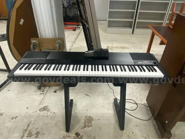 Yamaha PF85 Digital Piano &#x2013; 88 Weighted Keys with Stand &#x26; Pedal