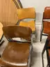 Lot of 40 Bent Plywood Chairs ( 40/4 by David Rowland )