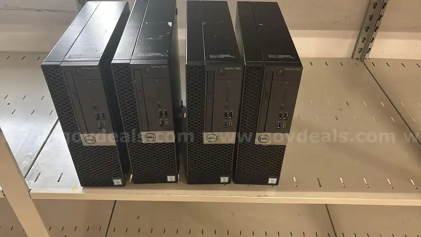 Lot of 4 Used Dell Optiplex PC Towers