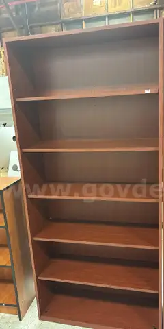 6 Shelves Wooden Bookcase
