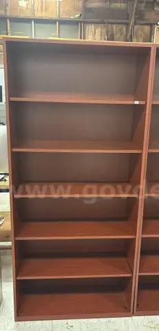 6 Shelves Wooden Bookcase