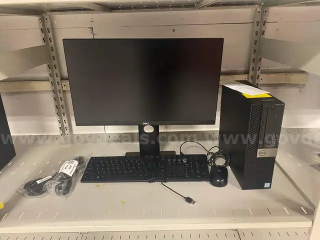Dell Desktop Workstation (PC Tower + Monitor + Keyboard/Mouse)