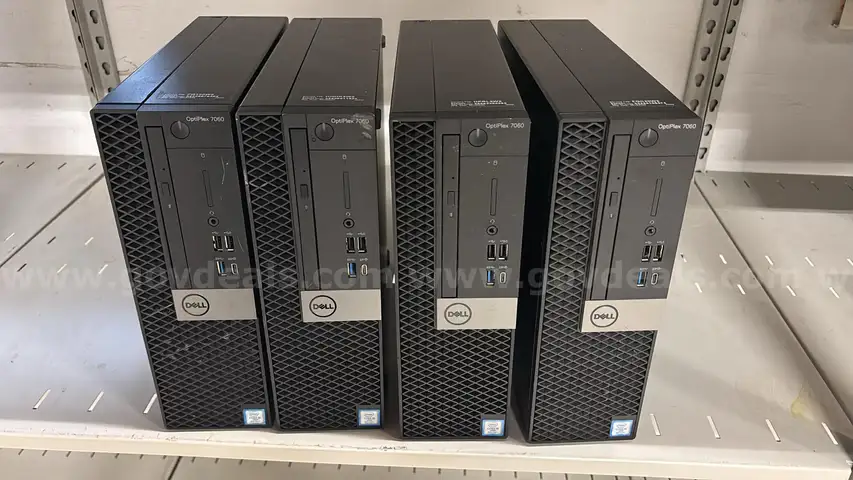 Lot of 4 Used Dell Optiplex PC Towers