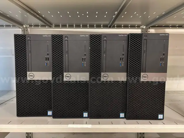 Lot of 4 Used Dell Optiplex 7070