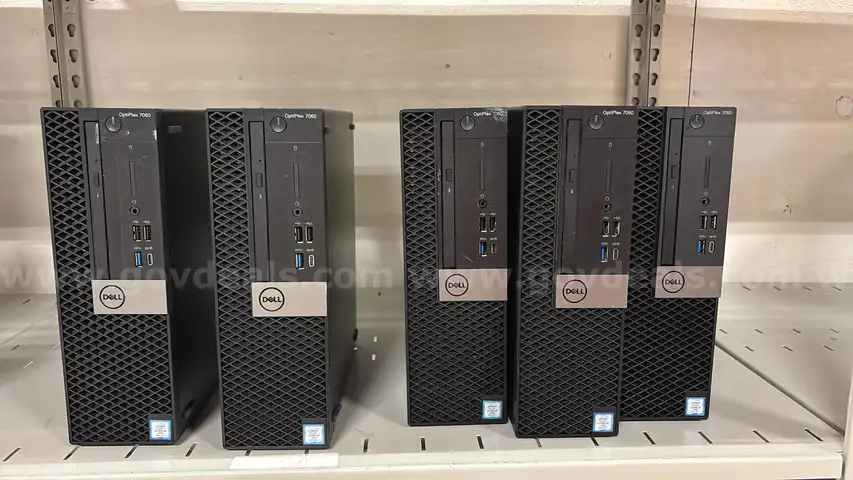 Lot of 5 Used Dell Optiplex