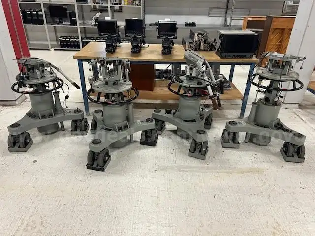 Huge lot of Sony Studio Cameras, Camera Pedestals, Control Units