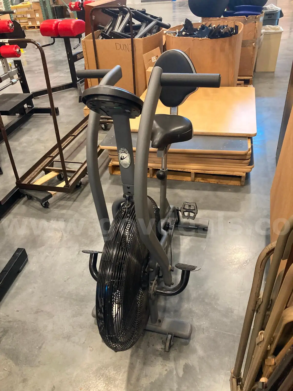 Lamar Fitness Air Force exercise bicycle AllSurplus