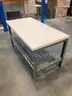 Lot of 2 Heavy Duty Work Tables