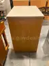 Lot of 2, 10-drawer wooden locking cabinets