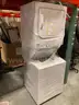 GE Electric Stacked Washer and Dryer Unit