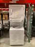 GE Electric Stacked Washer and Dryer Unit