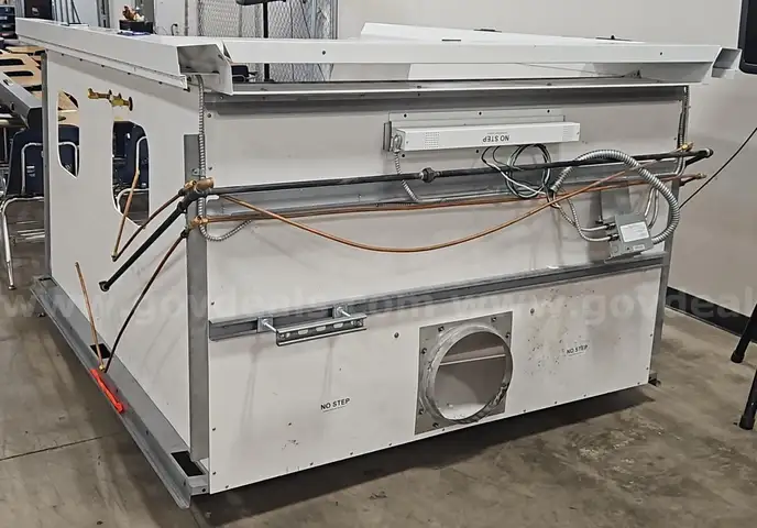 Phoenix Controls Ventilation Fume Hood with Copper Piping and Electrical Connections