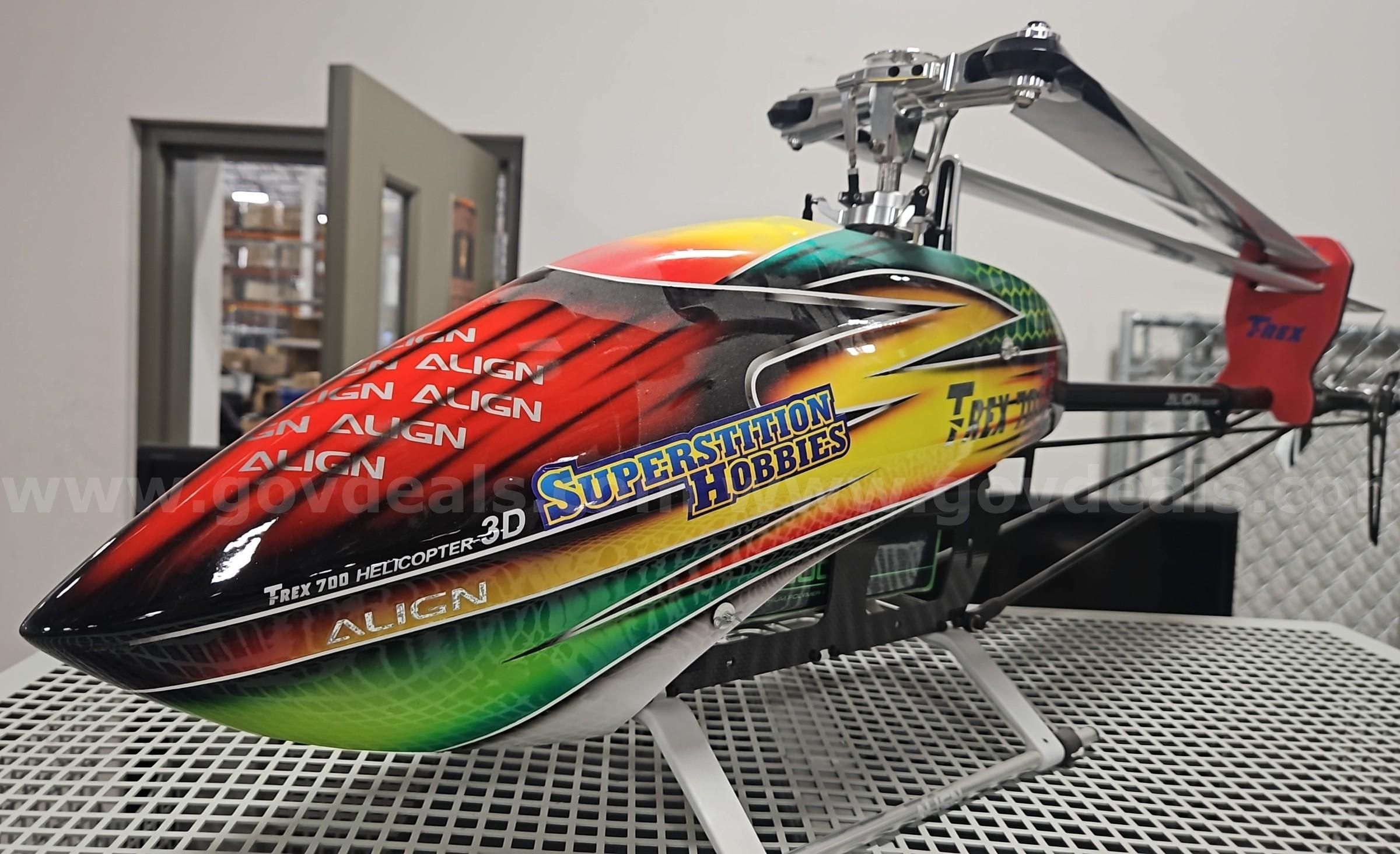 中古TREX Nitro Pro 700 ラジコンヘリコプター T-REX700用キャンピー中古品