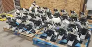 2 pallets of Leica Binocular Microscopes