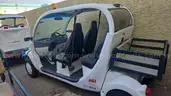 Lot of 3 Electric GEM e4 Carts, Includes Utility Bed and Cargo Variants
