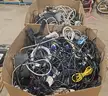 2 Bins of Mixed Electronic Cables &#x26; Accessories