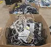 2 Bins of Mixed Electronic Cables &#x26; Accessories