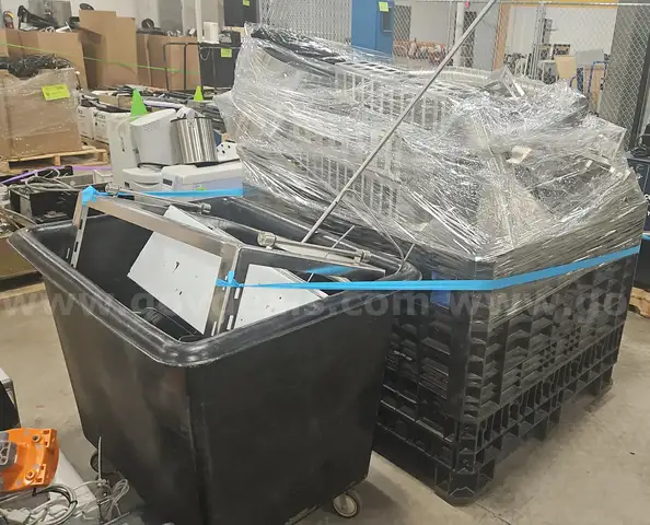 Pallet of Mixed Stainless Steel Lab Equipment &#x26; Metal Components