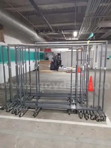 Qty: 12 clothing racks- Pick Up in Los Angeles
