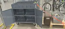 Heavy-Duty Rolling Tool Cabinet with Storage Drawers, Toolboxes &#x26; Assorted Hardware
