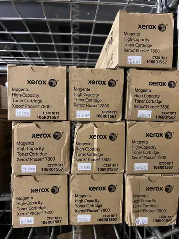 Xerox ink cartridges in various sizes &#x2013; Quantity (35) &#x2013; pick up in Los Angeles