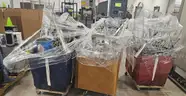 3 bins of Mixed Stainless Steel &#x26; Metal Components